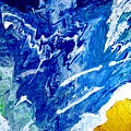 Sand And Surf Painting by Anna Adams Sand And Surf Painting by Anna Adams