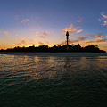 Sanibel Lighthouse Sunset Photograph by Mark Rogers