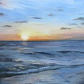 Sanibel Sunset Painting by Paula Pagliughi Sanibel Sunset Painting by Paula Pagliughi