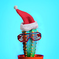 Santa cactus. Funky pop art minimal christmas in summer concept. Photograph by Jelena Jovanovic Santa cactus. Funky pop art minimal christmas in summer concept. Photograph by Jelena Jovanovic