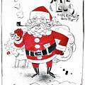 Santa Claus Drawing by Phil Mckenney Santa Claus Drawing by Phil Mckenney
