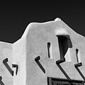 Santa Fe Style Architecture in BW by James Barber