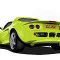Scandal Green S1 Series One Elise Classic Sports Car Digital Art by Moospeed Art Scandal Green S1 Series One Elise Classic Sports Car Digital Art by Moospeed Art