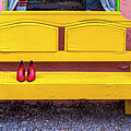 Scarlet Stilettos on Sunshine by Lou Novick