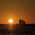 Schooner Sunset by Tony Locke