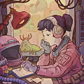Scifi Beats To Relax/study To Digital Art by EvanArt - Evan Miller Scifi Beats To Relax/study To Digital Art by EvanArt - Evan Miller