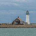 Scituate Lighthouse in Winter by Brian MacLean