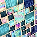 Sea Glass  Fantasy Mosaic  by Carol Riddle