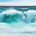 Sea Spray Mixed Media by Linda Bailey Sea Spray Mixed Media by Linda Bailey