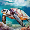 Sea Turtle by Pennie McCracken