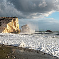 Seascape with windy waves splashing on the coast Photograph by Michalakis Ppalis Seascape with windy waves splashing on the coast Photograph by Michalakis Ppalis