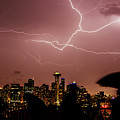 Seattle Lightning Storm by Yoshiki Nakamura