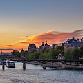 Seine Sunset by Mark Dahmke