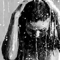 Selena Gomez, Good For You Shower BW by Gradify Creations