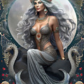 Selkie Viking Nordic Mermaid Goddess by Alicia Kent