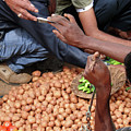 Selling potatoes at the weekly market #BuyIntoArt Photograph by Steve Estvanik Selling potatoes at the weekly market #BuyIntoArt Photograph by Steve Estvanik