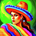 Senorita Digital Art by Cindy's Creative Corner Senorita Digital Art by Cindy's Creative Corner