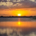 Serene Sunset on Lake Dora by Susan Rydberg