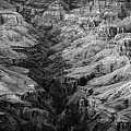 Shadows Of Time - Grand Canyon Arizona Panoramic Landscape In Black and White Photograph by Gregory Ballos Shadows Of Time - Grand Canyon Arizona Panoramic Landscape In Black and White Photograph by Gregory Ballos