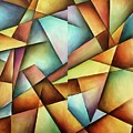Shard Painting by Michael Lang Shard Painting by Michael Lang