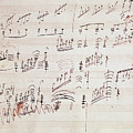 Sheet music for the Moonlight Sonata by Beethoven Drawing by Beethoven Sheet music for the Moonlight Sonata by Beethoven Drawing by Beethoven