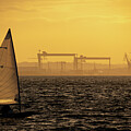 Shipyard Sunset 1 by Nigel R Bell