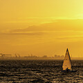 Shipyard Sunset 2 by Nigel R Bell