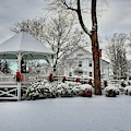 Shrewsbury Town Common covered in snow Photograph by Monika Salvan Shrewsbury Town Common covered in snow Photograph by Monika Salvan