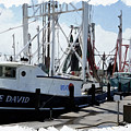 Shrimp Boats Digital Art by Chauncy Holmes Shrimp Boats Digital Art by Chauncy Holmes