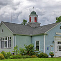 Shutesbury Town Hall in Shutesbury Central Massachusetts  by Juergen Roth