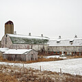 Silent Thunder #2 of 2 - Abandoned dairy barn and 1966 Ford Thunderbird near Fond du Lac WI by Peter Herman