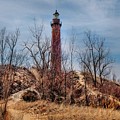 Silver Lake Lighthouse..... IMG_3937 HRes Photograph by Michael Thomas Silver Lake Lighthouse..... IMG_3937 HRes Photograph by Michael Thomas