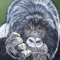 Silverback Gorilla-Gentle Giant Painting by Bill Manson Silverback Gorilla-Gentle Giant Painting by Bill Manson