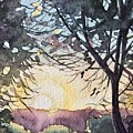 Simply Sunset Painting by Luisa Millicent Simply Sunset Painting by Luisa Millicent