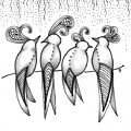 Singin' in the Rain Drawing by Jan Steinle Singin' in the Rain Drawing by Jan Steinle
