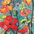 Singing poppies Painting by Elaine Elliott Singing poppies Painting by Elaine Elliott