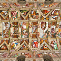 Sistine Chapel Ceiling, 1512 Painting by Michelangelo