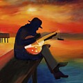 Sitting on the Dock of the Bay by Evelyn Snyder
