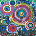 Skipping Stones Painting by Tanielle Childers Skipping Stones Painting by Tanielle Childers