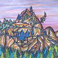 Smokey Mountains Painting by Bradley Boug Smokey Mountains Painting by Bradley Boug