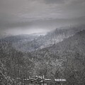 Smoky Mountains Winter Homestead by Theresa D Williams Smoky Mountains