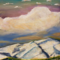 Snowy Sangre de Cristo Mountains on the High Road to Taos - New Mexico Land of Enchantment by Silvio Ligutti