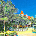 Southernmost Beauty Impressionistic by Island Hoppers Art