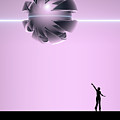 Spaceship In The Sky Digital Art by Phil Perkins Spaceship In The Sky Digital Art by Phil Perkins