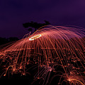 Spinning fire Photograph by Andrew Lalchan Spinning fire Photograph by Andrew Lalchan