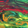 Spiral 1 Painting by Teresa Moerer Spiral 1 Painting by Teresa Moerer