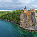 Split Rock Lighthouse Aerial Photograph by Sebastian Musial Split Rock Lighthouse Aerial Photograph by Sebastian Musial