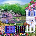 Spring Garden Painting by Diane Phalen Spring Garden Painting by Diane Phalen