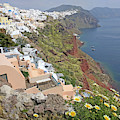 Spring in Santorini - Oia Photograph by Yvonne Jasinski Spring in Santorini - Oia Photograph by Yvonne Jasinski