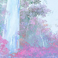Spring landscape painting, Where the wildflowers grow by Jan Matson
